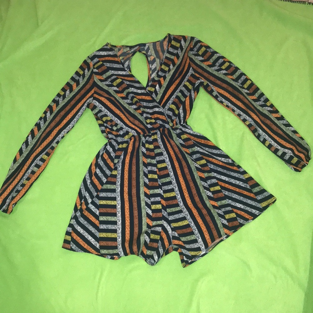 Multi-colored romper